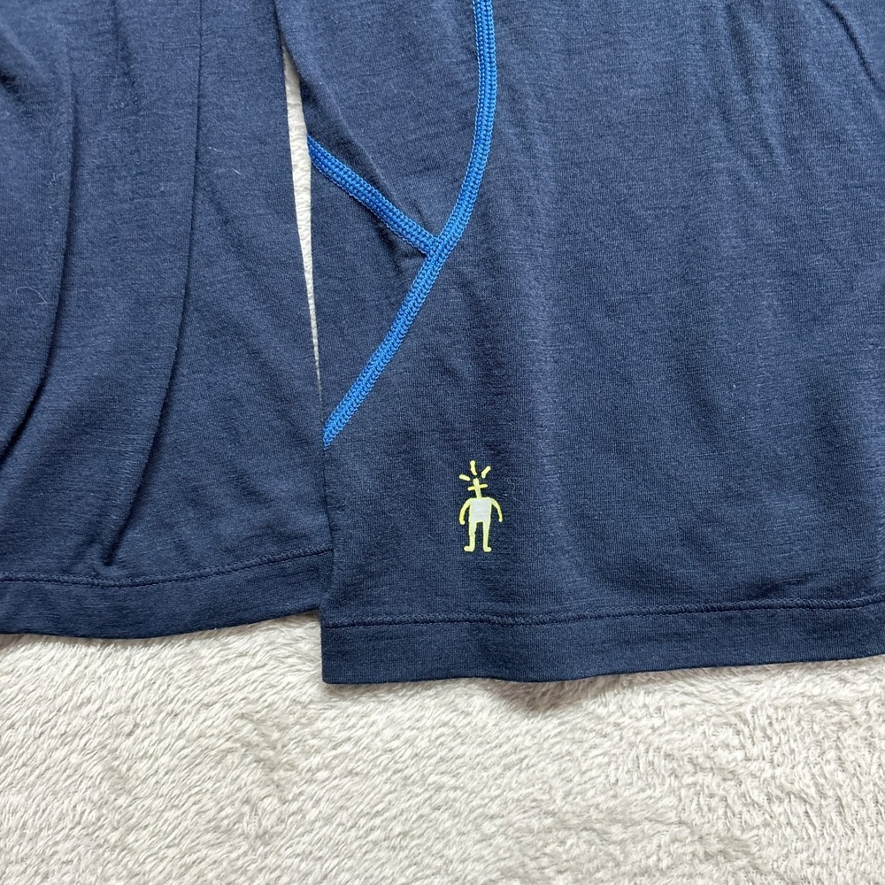 Smartwool PhD Lightweight 1/4 Zip Pullover Merino Wool Mens M Long‎ Sleeve Run - Picture 3 of 7